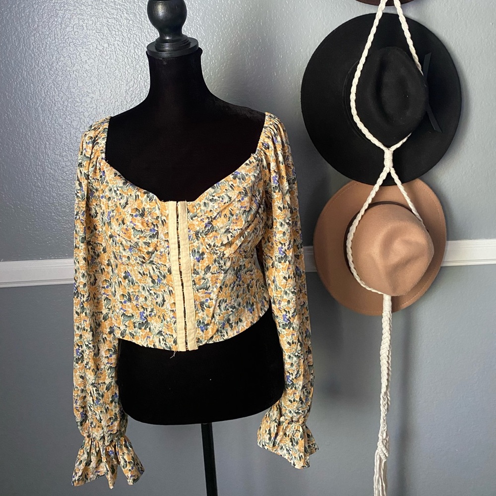 Yellow Floral Shirt